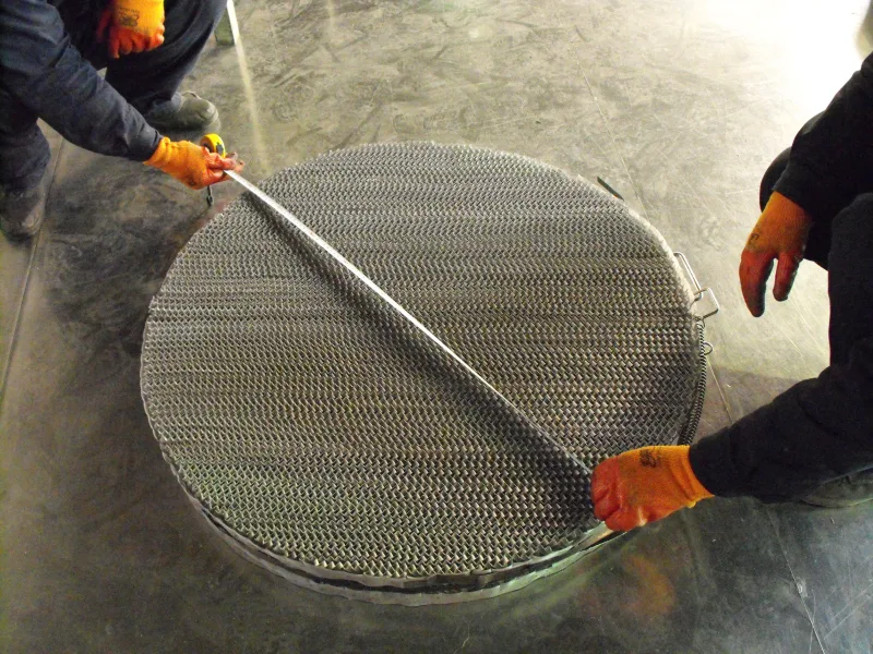 7 cubic meters Wire Mesh Structured Packing